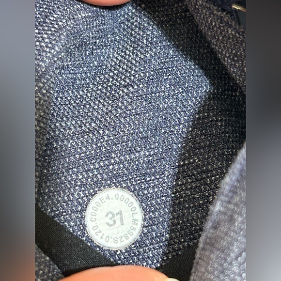 Lululemon ABC Pant Classic *Tech Canvas 34" Heathered Deep Navy Size 31 - Picture 7 of 16